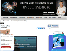 Tablet Screenshot of hypnoliberation.com